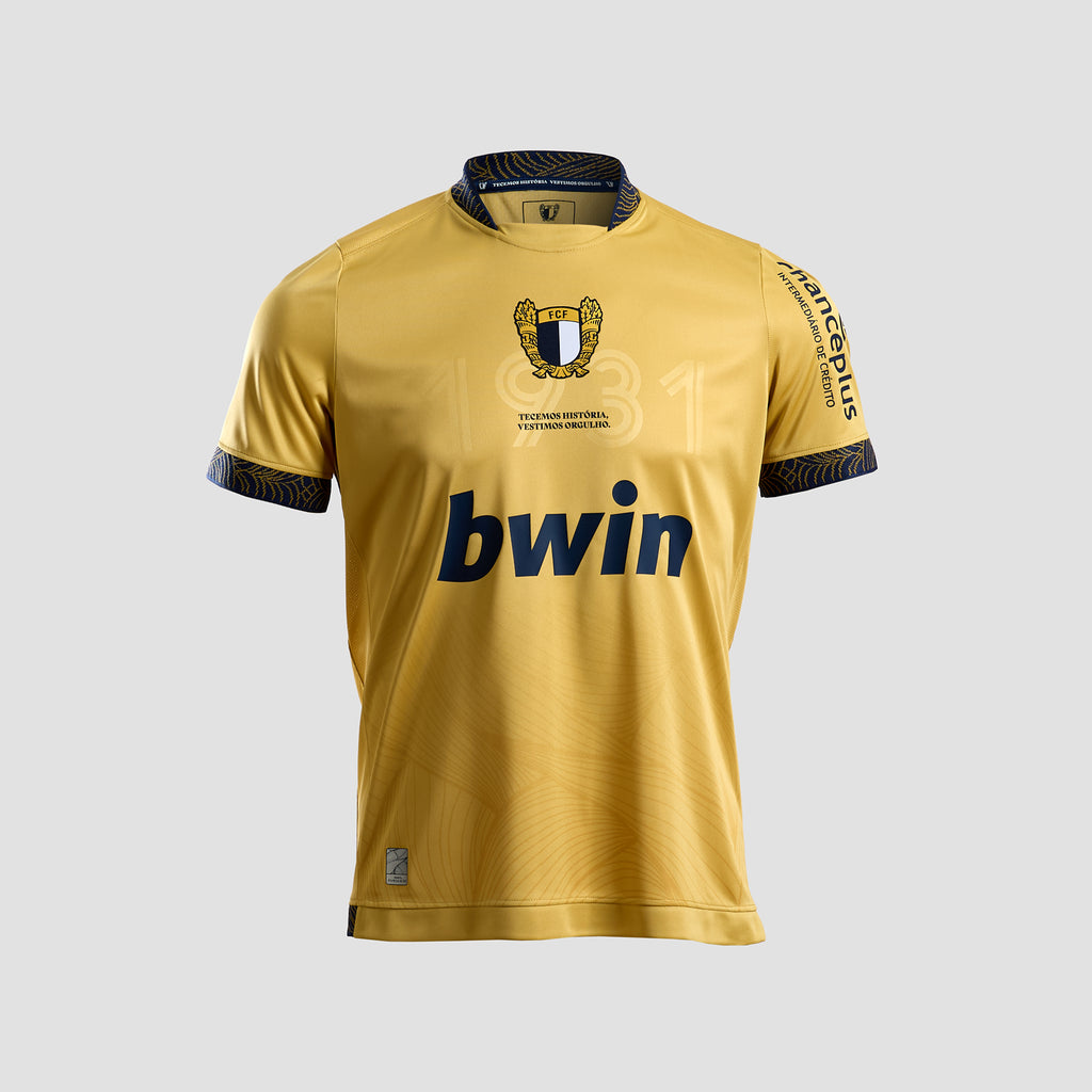 CAMISOLA 100% FAMALICÃO DOURADA