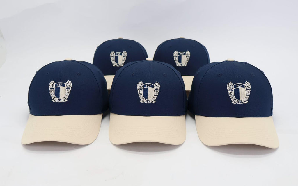 CAP FCF NAVY AND BEIGE